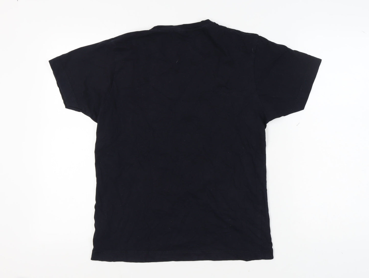 Mens UK Size S Continental Black  T-Shirt