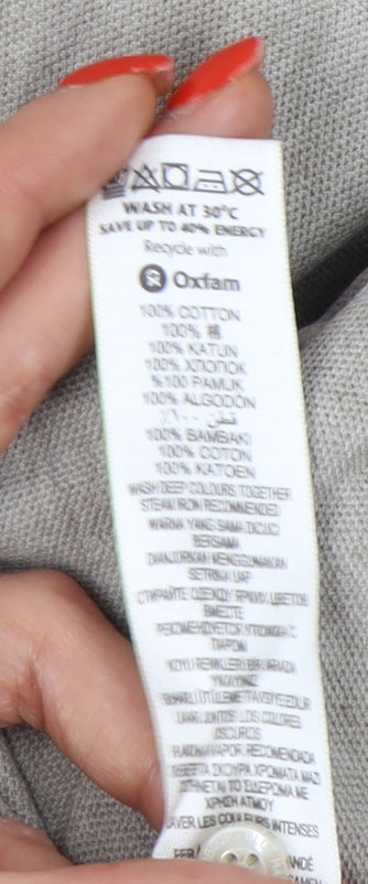 Marks and Spencer Men's Beige Polo Shirt M