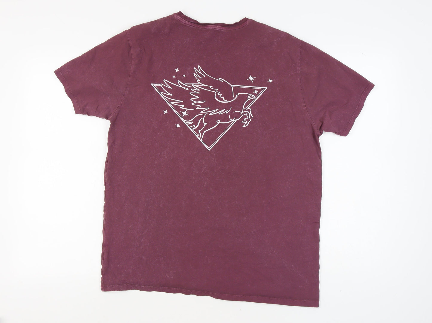Mens UK Size L Harry Potter Purple  T-Shirt