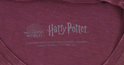 Mens UK Size L Harry Potter Purple  T-Shirt