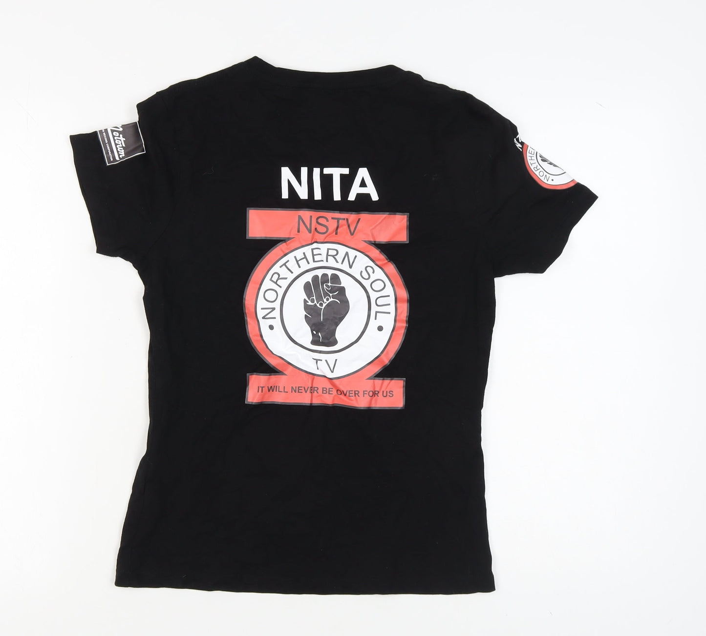 Tamla Motown Black Unisex M T-Shirt Short Sleeve
