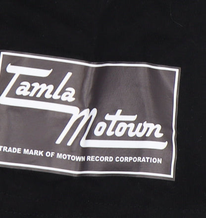 Tamla Motown Black Unisex M T-Shirt Short Sleeve