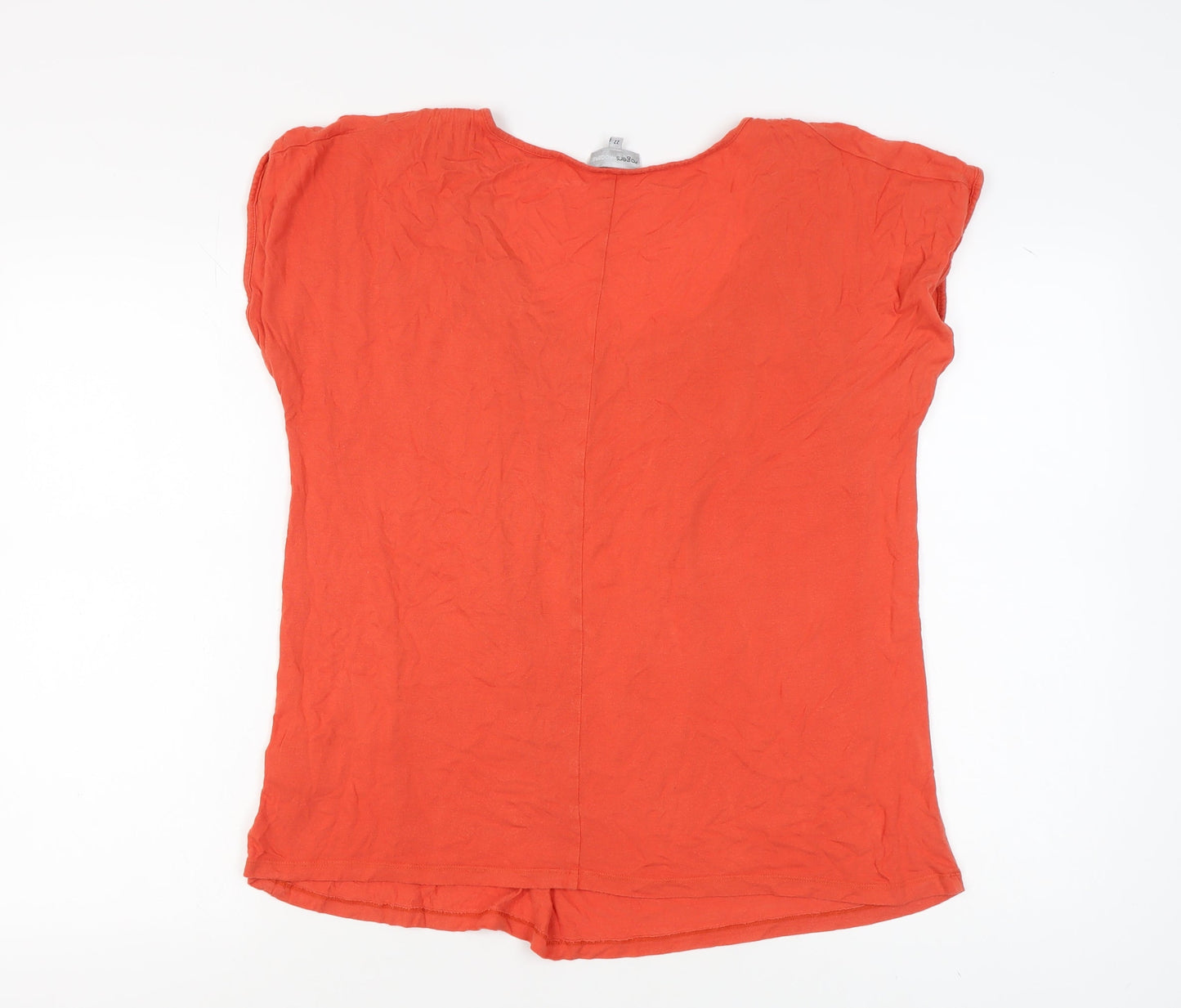 Rogers Women's Orange Plus Size Embroidered T-Shirt