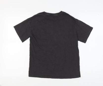 NEXT Girls Black Cosmic Graphic T-Shirt 12 Years