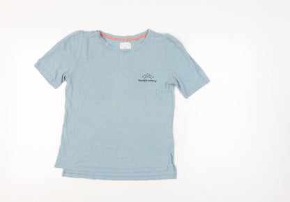 Next Women's Blue XS Crew Neck Nightwear Top