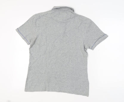 Penguin Men's Grey Polo Shirt M Collared Pocket Style