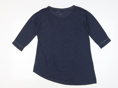 Womens UK Size 14 NEXT Blue Basic T-Shirt