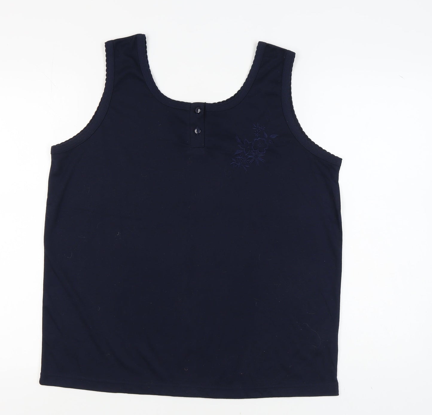 Womens UK Size XL NUGGETS Blue Basic Tank