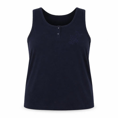 Womens UK Size XL NUGGETS Blue Basic Tank