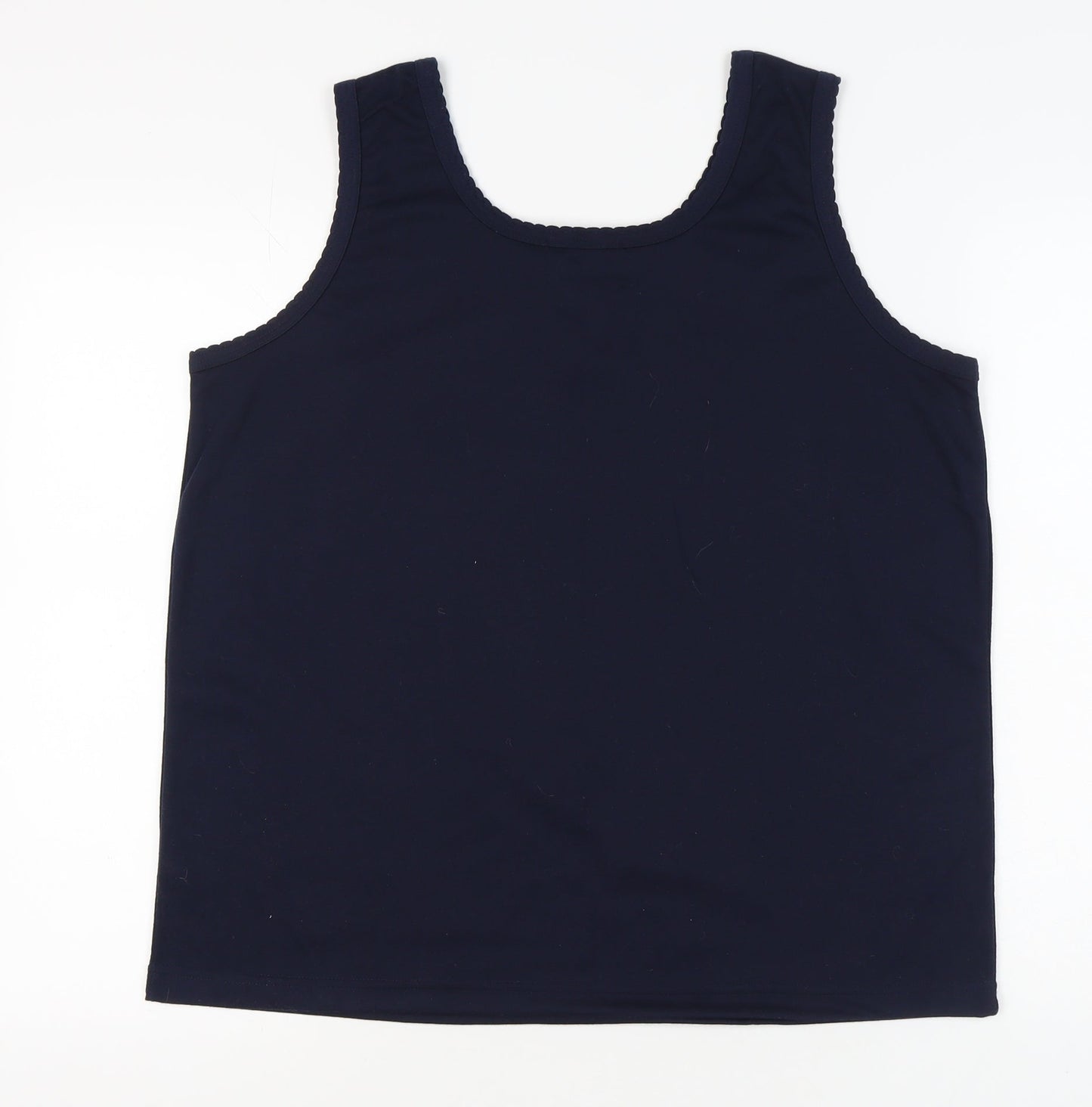 Womens UK Size XL NUGGETS Blue Basic Tank