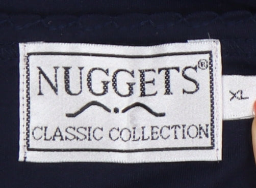 Womens UK Size XL NUGGETS Blue Basic Tank