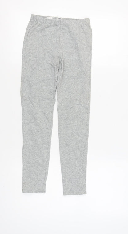 GAP Girls Grey XL Leggings, Cotton Elastane Blend
