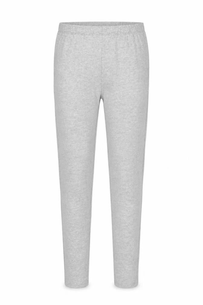 Front view of Gap girls’ grey xl leggings, cotton elastane blend