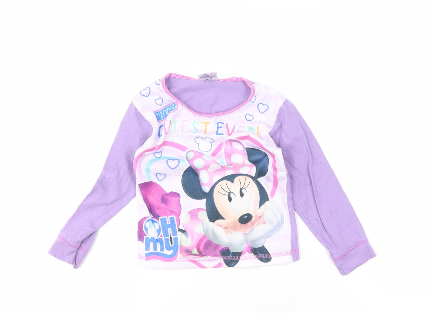 Mickey and Friends Unisex Toddler Purple T-Shirt 18-24 Months