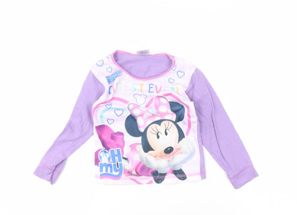 Mickey and Friends Unisex Toddler Purple T-Shirt 18-24 Months