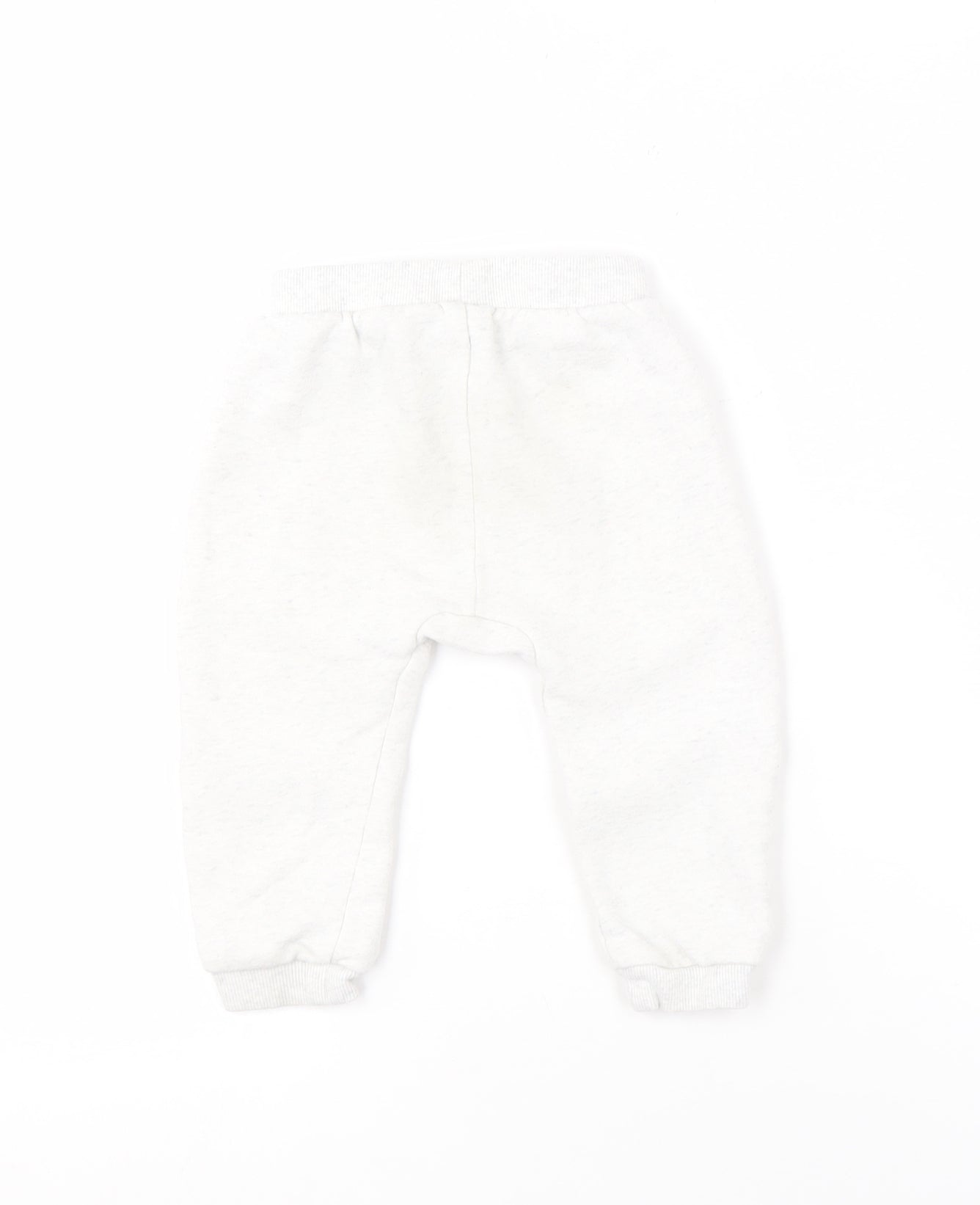 Disney Unisex 12-18 Months White Elastic Waist Trousers
