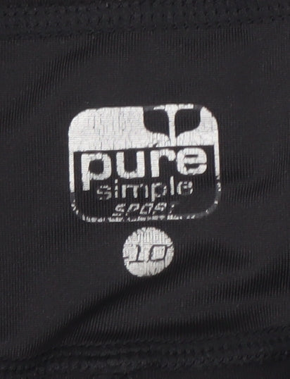 Pure Simple Women's Black Cropped Trousers Size 10