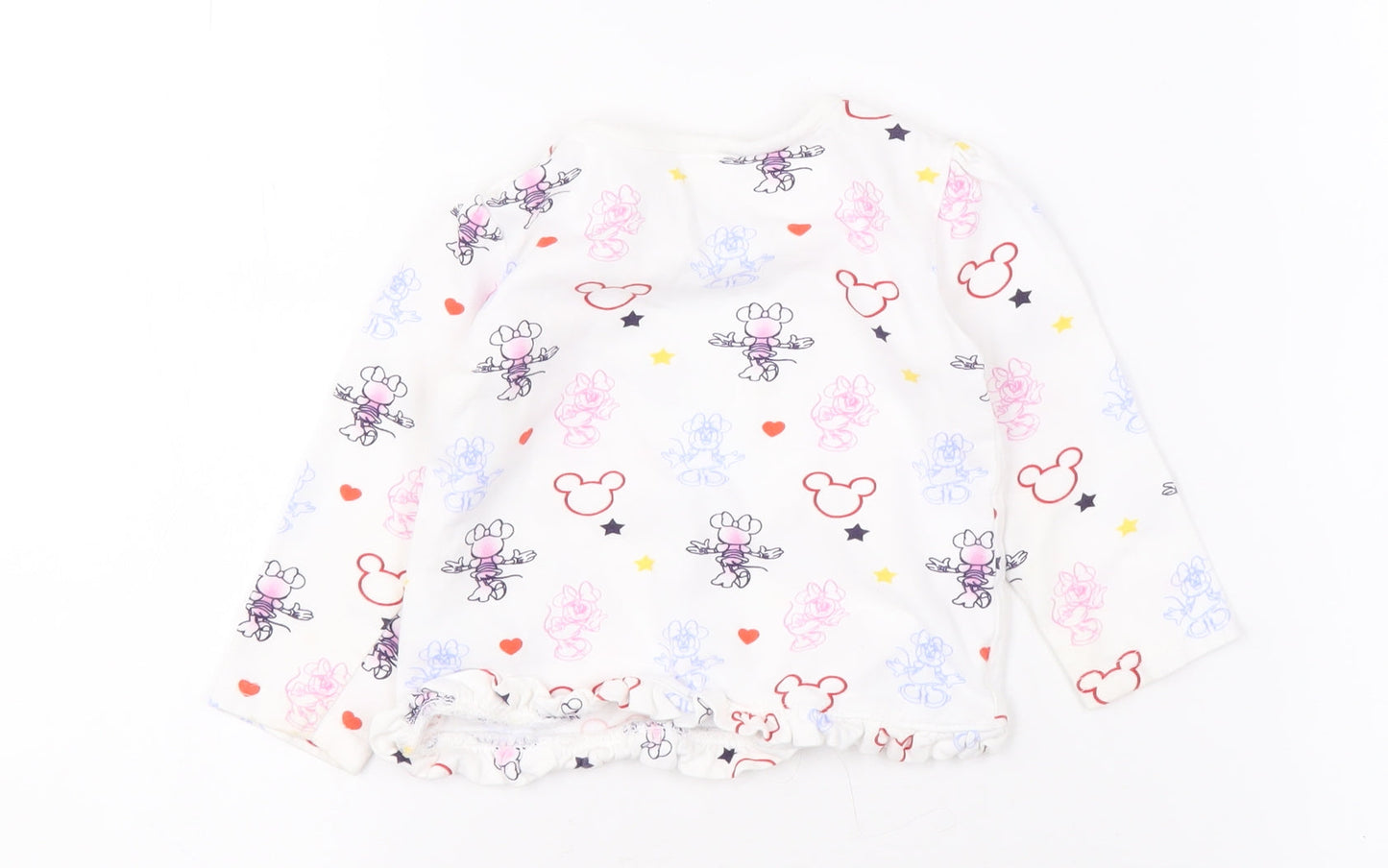 Disney Unisex Baby T-Shirt 9-12 Months Multicoloured Round Neck