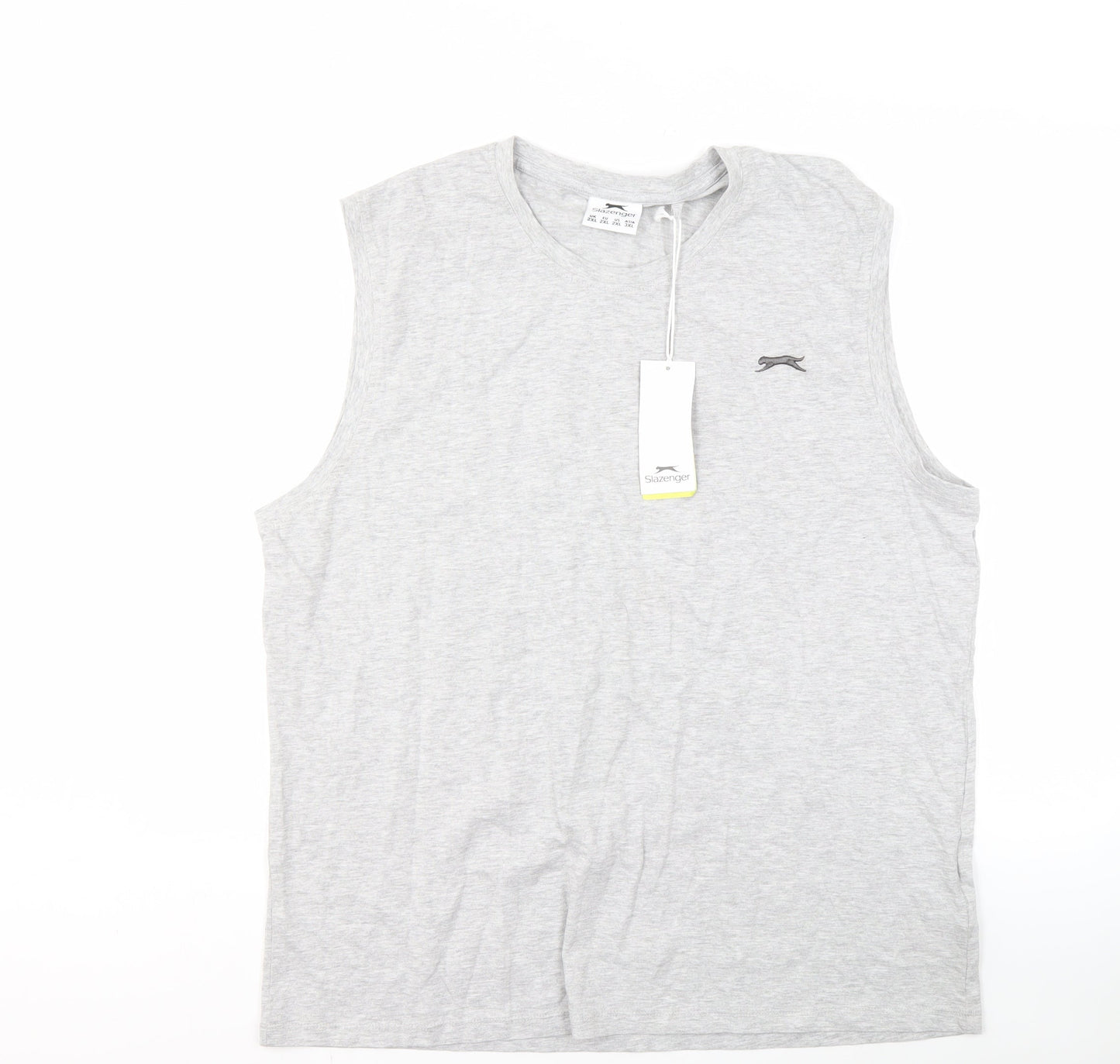 Slazenger Men’s Grey Tank Top 2XL Sportswear