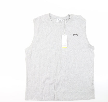 Slazenger Men’s Grey Tank Top 2XL Sportswear
