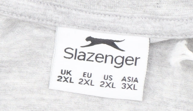 Slazenger Men’s Grey Tank Top 2XL Sportswear