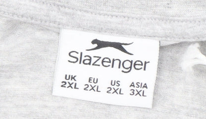 Slazenger Men’s Grey Tank Top 2XL Sportswear