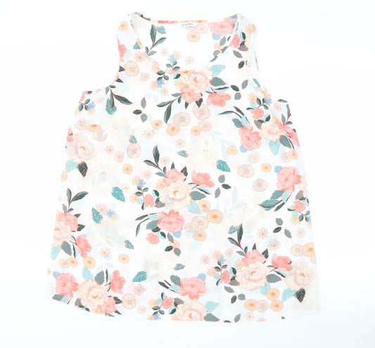 Evans Women's Multicoloured Floral Tank Size 20