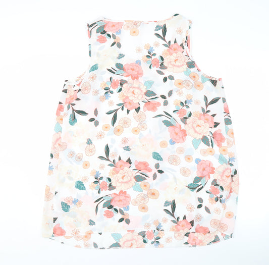 Evans Women's Multicoloured Floral Tank Size 20