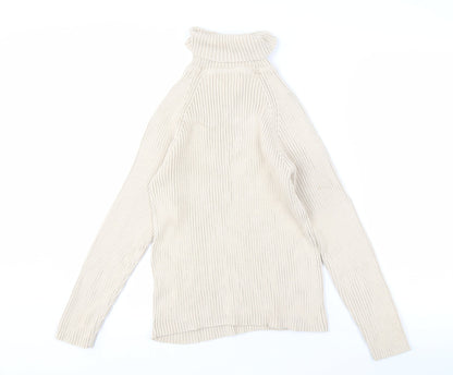 Womens UK Size L Debbie Morgan Beige Pullover Jumper