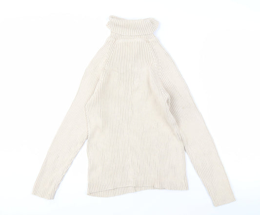 Womens UK Size L Debbie Morgan Beige Pullover Jumper