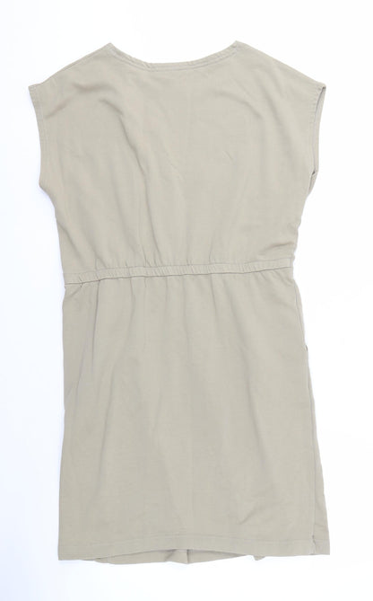 Signal Women's Beige Sleeveless Knit Dress L
