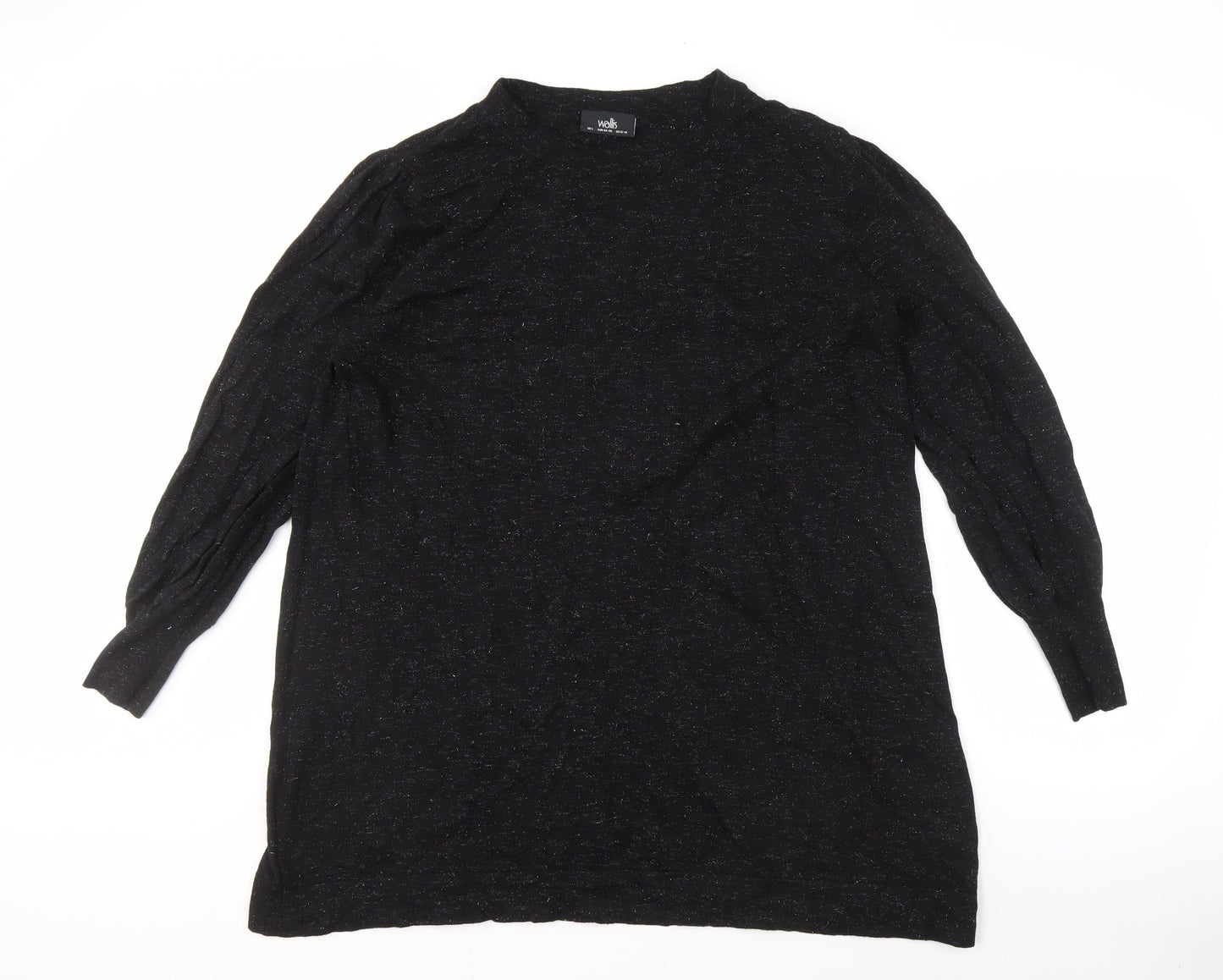 Womens UK Size L Wallis Black Pullover Jumper