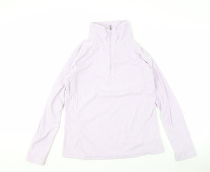 Columbia Women's Purple 1/4 Zip Pullover Sweatshirt