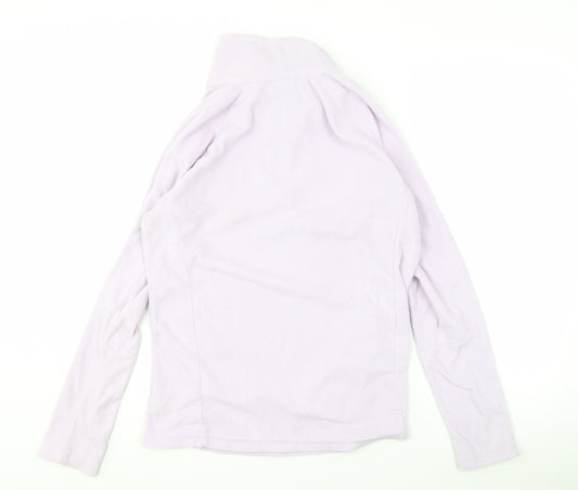 Columbia Women's Purple 1/4 Zip Pullover Sweatshirt