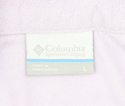 Columbia Women's Purple 1/4 Zip Pullover Sweatshirt