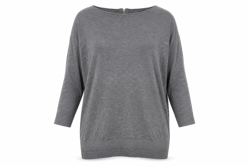 Womens UK Size 16 ESMARA Grey Pullover Jumper