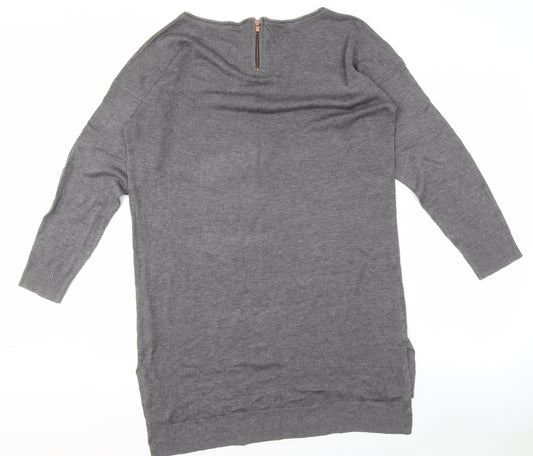 Womens UK Size 16 ESMARA Grey Pullover Jumper