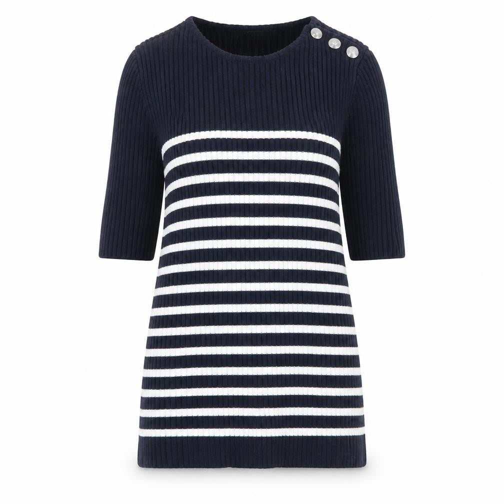 Womens UK Size 2 POP Blue Pullover Jumper