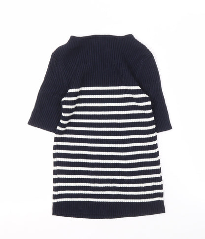 Womens UK Size 2 POP Blue Pullover Jumper