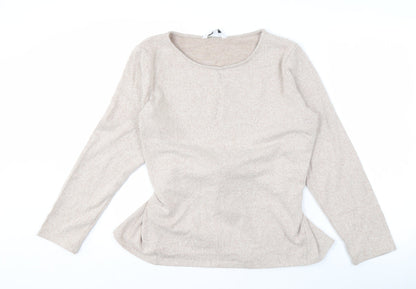Womens UK Size 20 Capsule Beige Pullover Jumper
