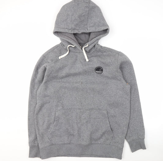Mens UK Size 2XL SoulCal & Co Grey Pullover Hoodie