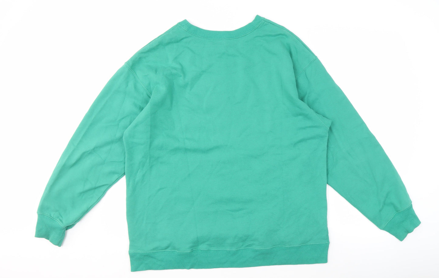 Mens UK Size M Hollister Green Pullover Sweatshirt
