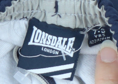 Lonsdale Boys Blue Track Pants, 4 Years, Activewear