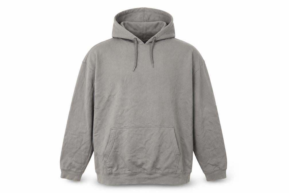 Mens UK Size L boohooMAN Grey Pullover Hoodie