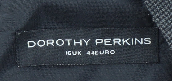 Dorothy Perkins Women's Grey Sheath Dress Size 16