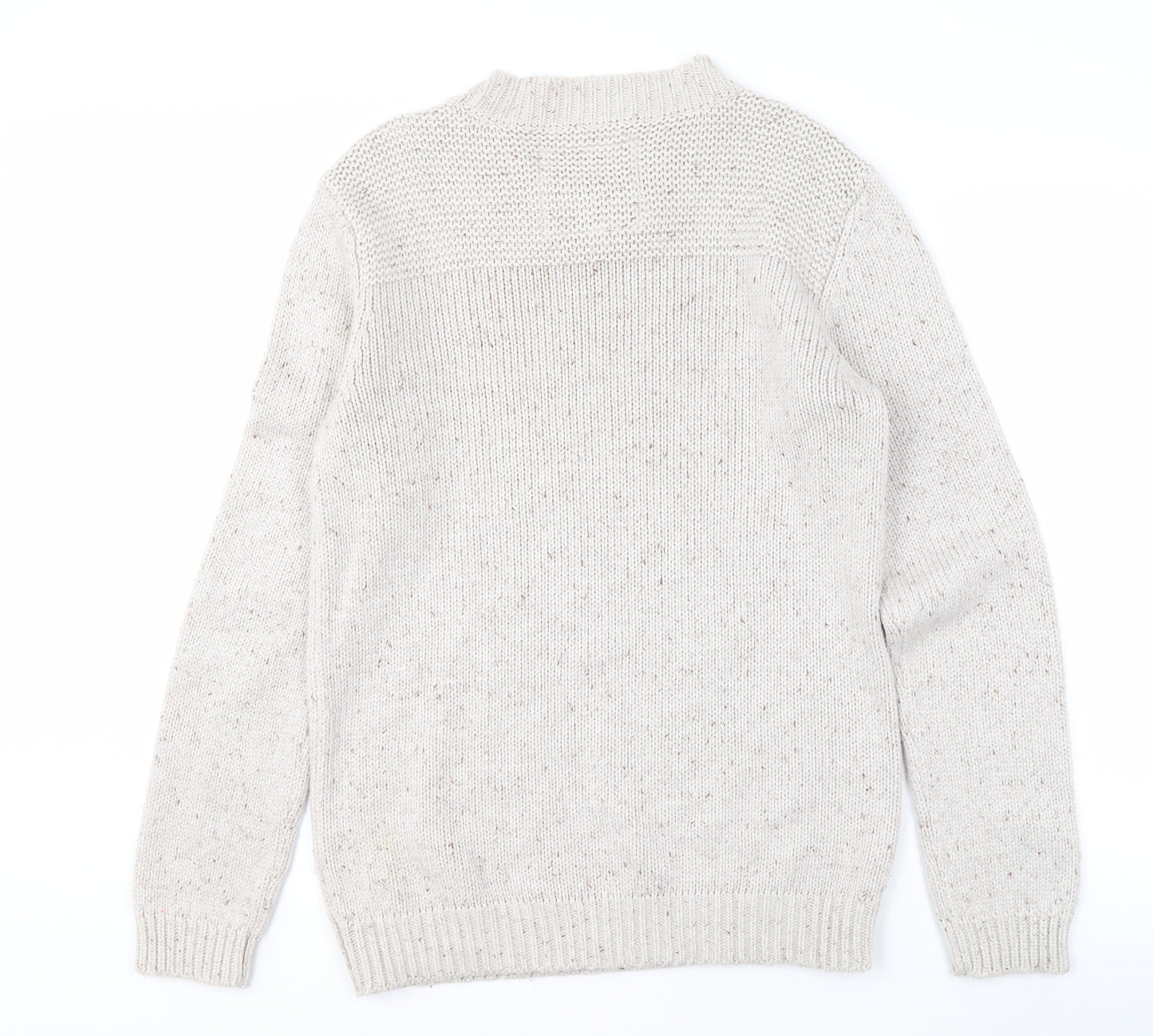 Voi Jeans Men's Beige Pullover Jumper, Size L