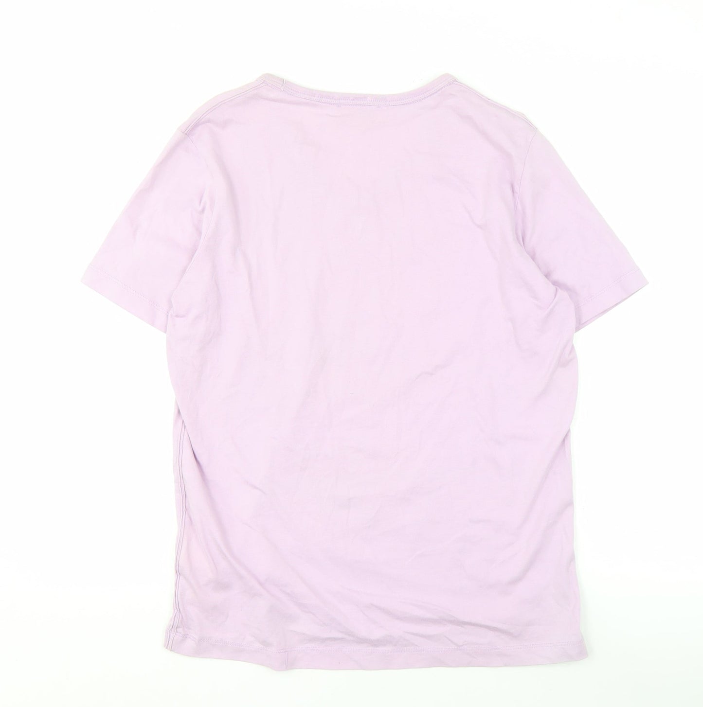 Womens UK Size S Diesel Pink Basic T-Shirt