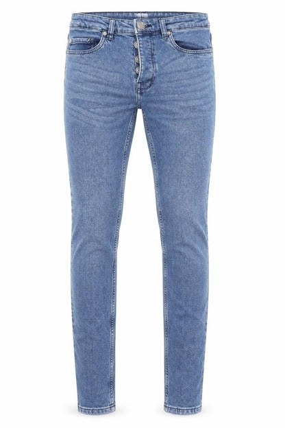 Mens UK Size 30 Hiscolumn No Data Fit Skinny Blue Jeans