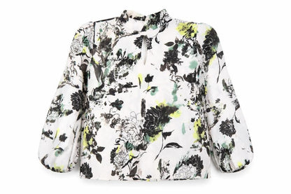 Womens UK Size 14 NEXT Multicoloured Basic Blouse