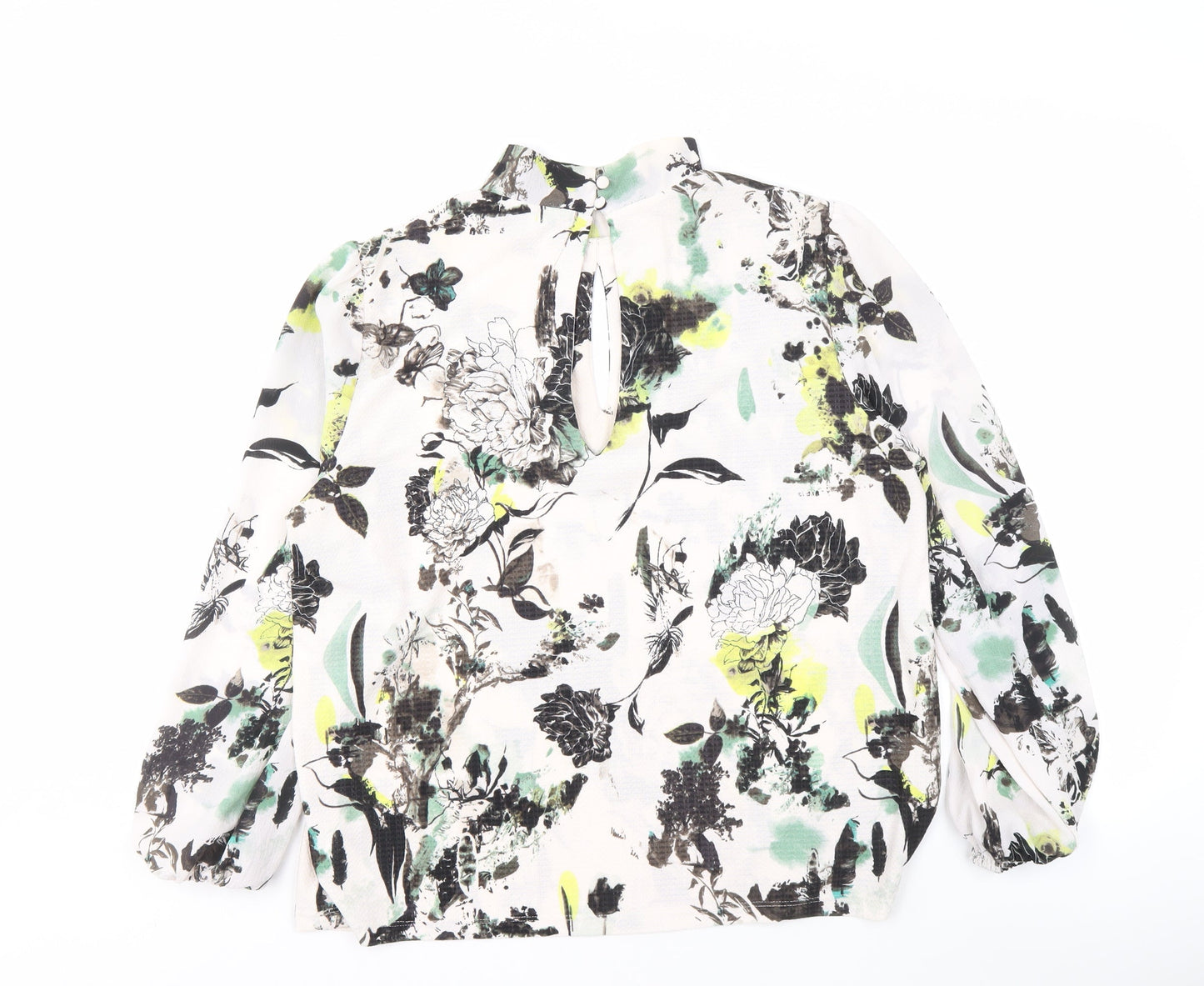Womens UK Size 14 NEXT Multicoloured Basic Blouse